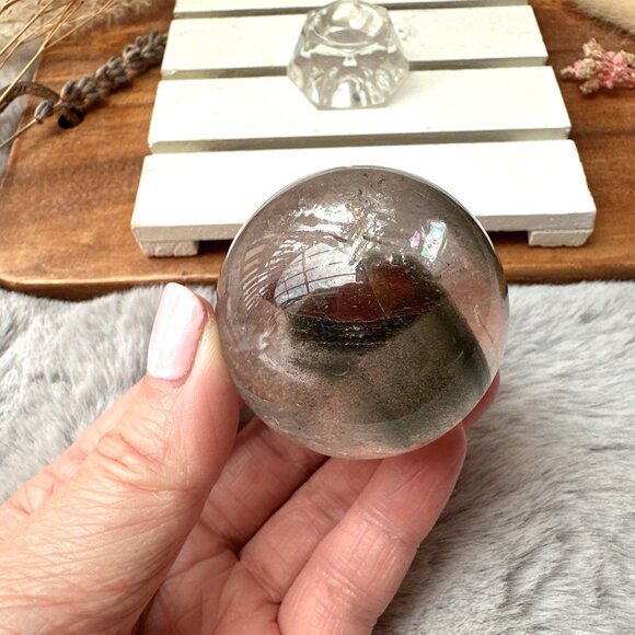 Small Garden Quartz Sphere - Picture 9 of 9